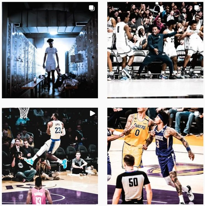 Cartera de Instagram de Cameron Look