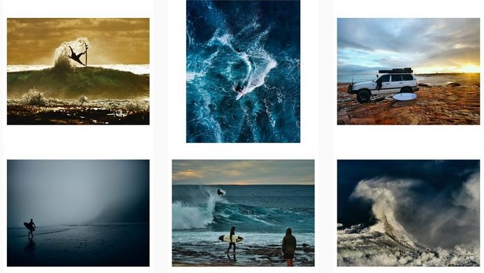 Portafolio de instagram de russell ord