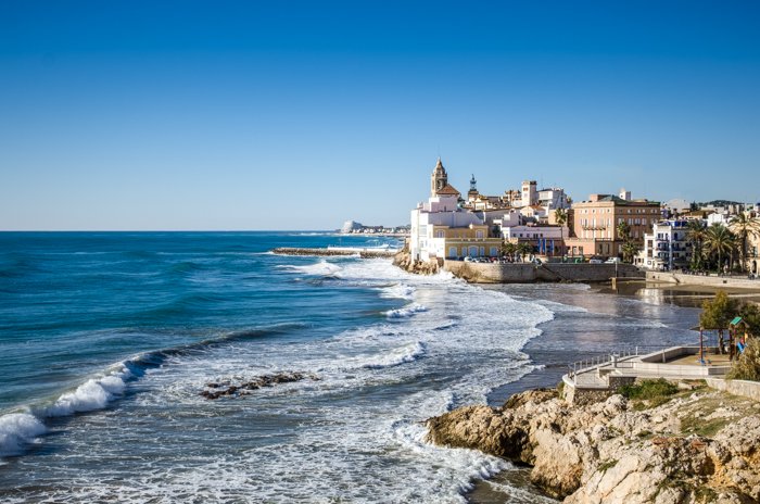 Un hermoso paisaje costero