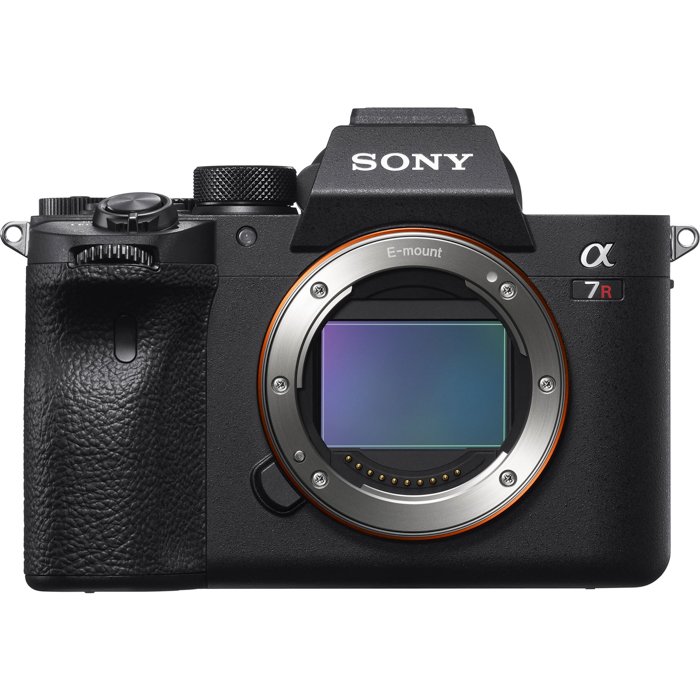una imagen de un cuerpo de cámara de fotograma completo Sony A7R IV