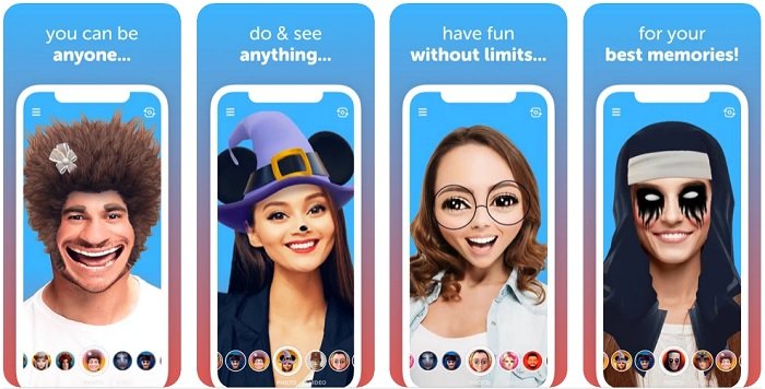 Capturas de pantalla de la aplicación de fotos divertidas Selfish