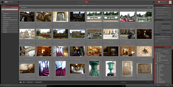 Importación de fotografías en Lightroom: el cuadro de diálogo Importar