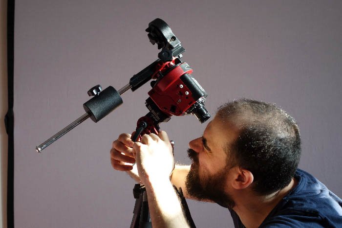 utilizando una vista polar de 90 grados