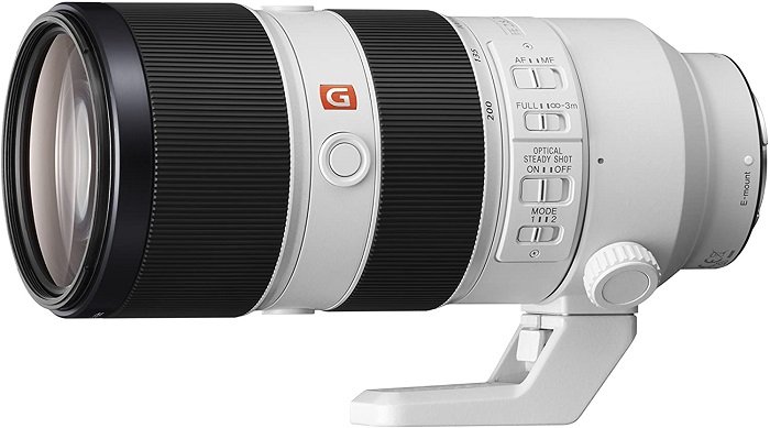mejores lentes sony fe: foto de producto del Sony FE 70-200mm F2.8 G Master OSS