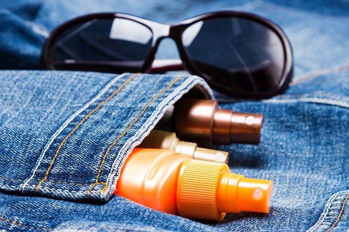 fotografía de producto de estilo de vida de protector solar