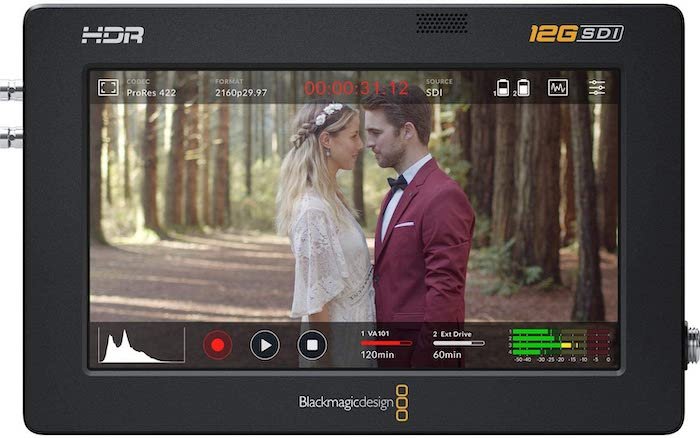 Pantalla de cámara externa Blackmagic Video Assist 5” 12G HDR