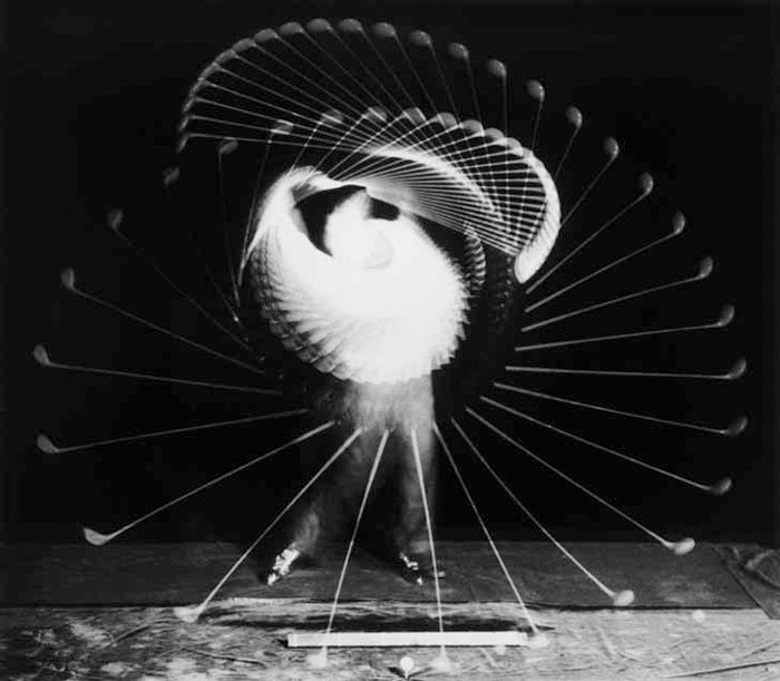 Golfista - cuadros famosos de Harold Edgerton