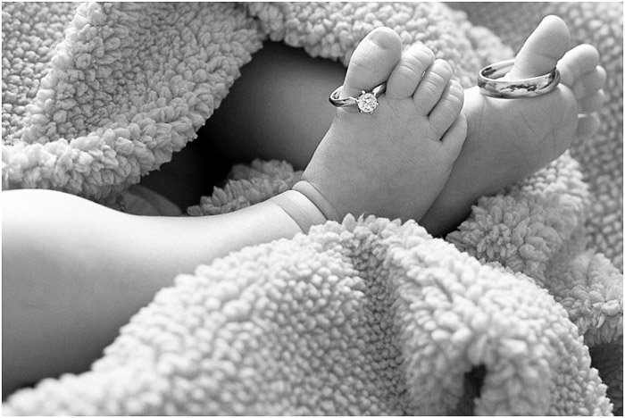Dulce retrato de un bebé recién nacido: errores de fotografía de recién nacidos que se deben evitar