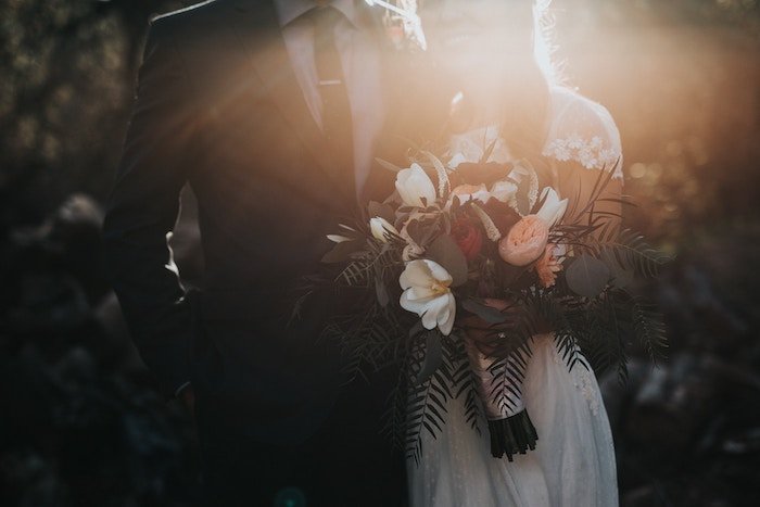 foto de boda de una pareja