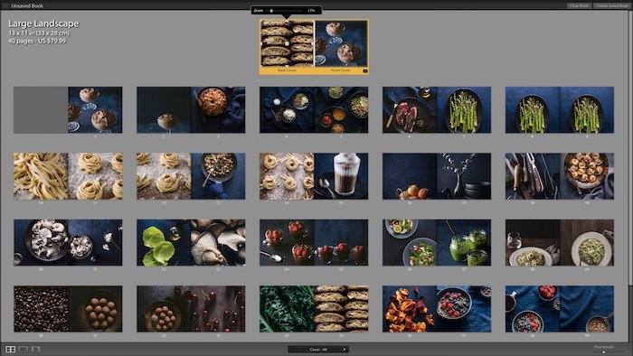 Foto ilustrativa del módulo de libro de Lightroom