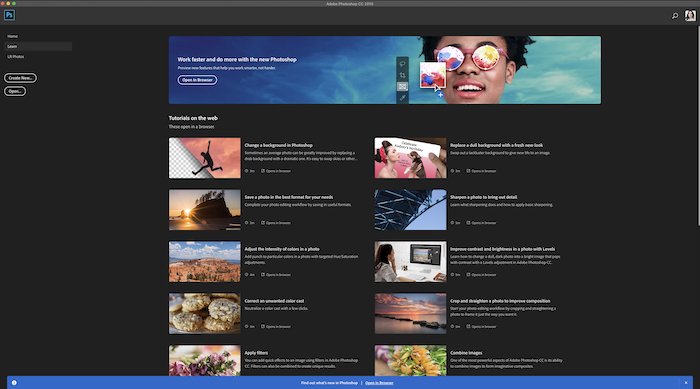 Captura de pantalla del software de edición de fotos