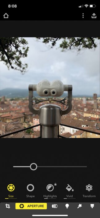 Disparos en iPhone con una aplicación de terceros