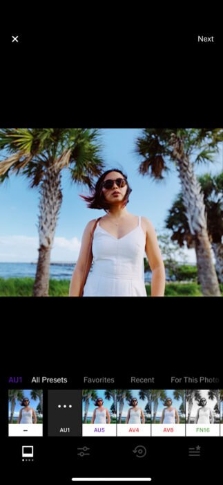 Edición de fotos en una aplicación de terceros