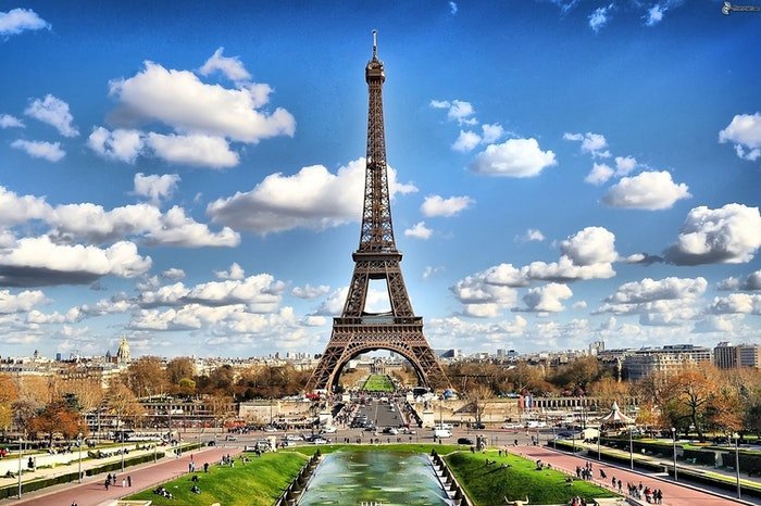 Fotografía de archivo de la torre Eiffel