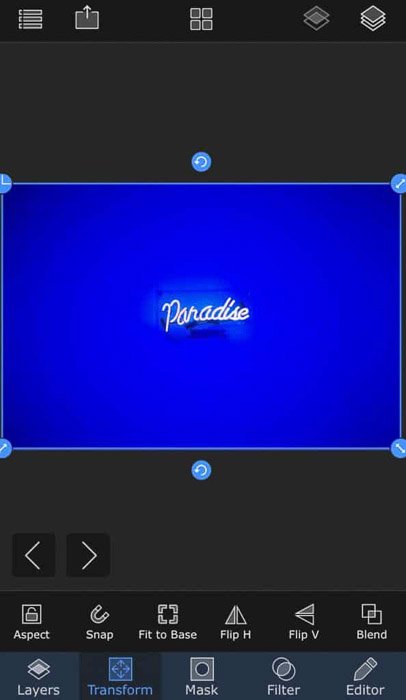 Una captura de pantalla de la interfaz de la aplicación de superposición