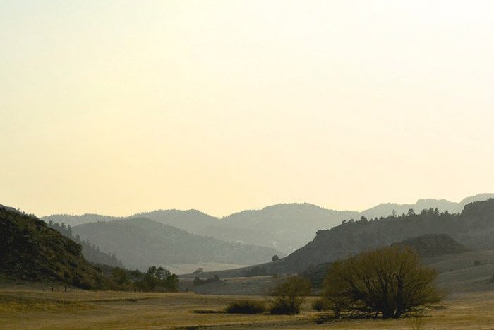 hermoso paisaje en thermopolis, wyoming