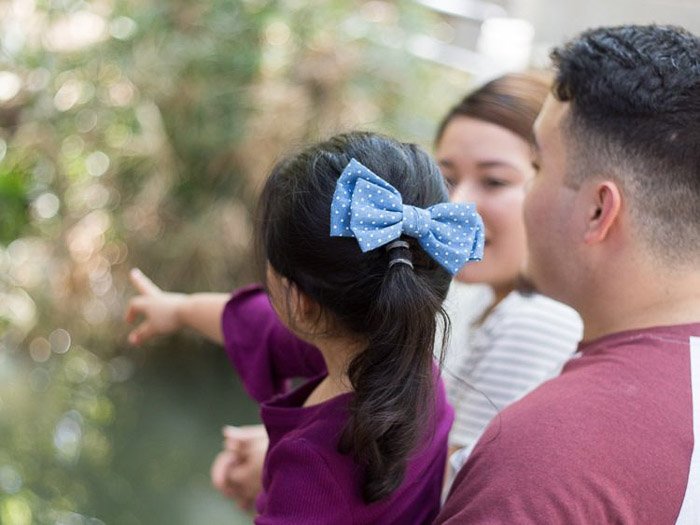 retrato familiar de estilo de vida