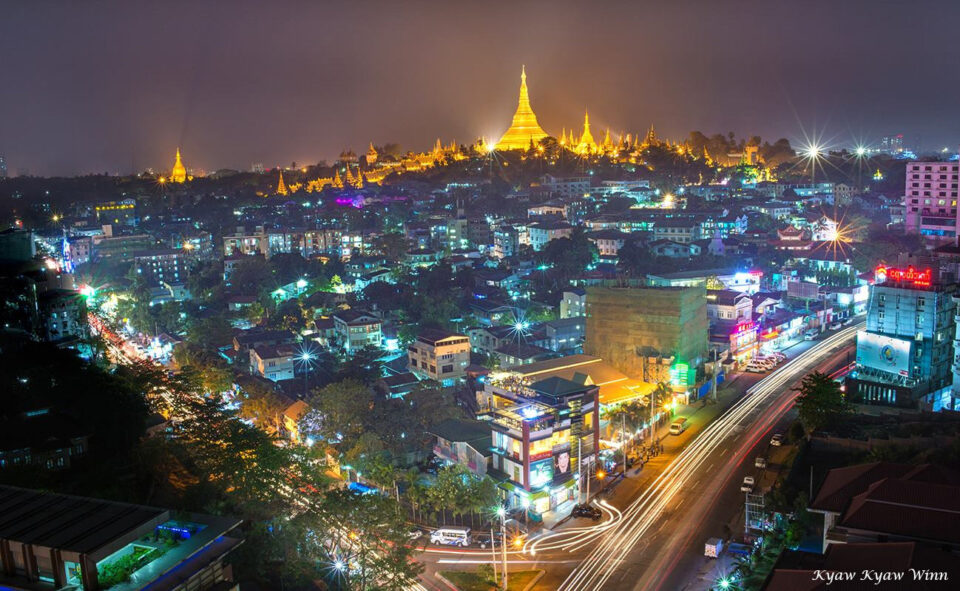 Cruzar la ciudad de Shwedagon