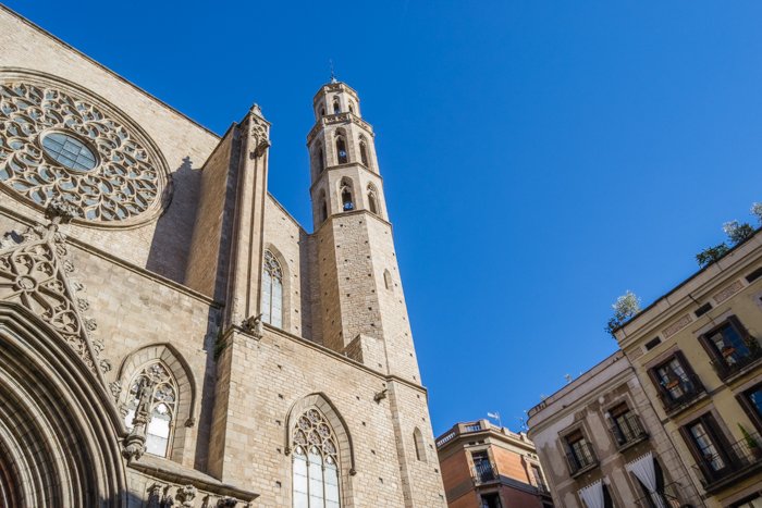 la Catedral de Santa Maria del Mar - los mejores lugares para fotografiar Barcelona