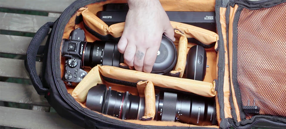 Capsule360 en una bolsa