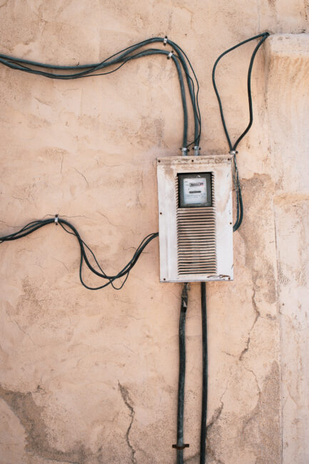 Foto editada de cables.