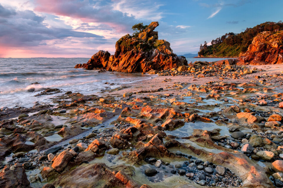 Costa de Nueva Zelanda, capturada con XF 10-24 mm f/4 R OIS