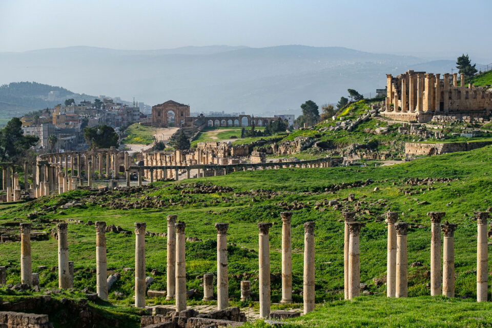 Jerash, Jordania, capturada con XF 55-200 mm f/3.5-4.8 R LM OIS