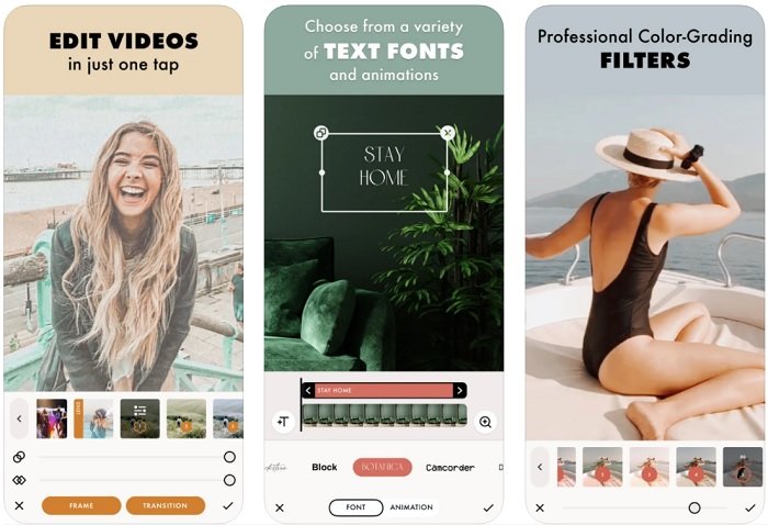 Aplicación de filtro de Instagram Filmm