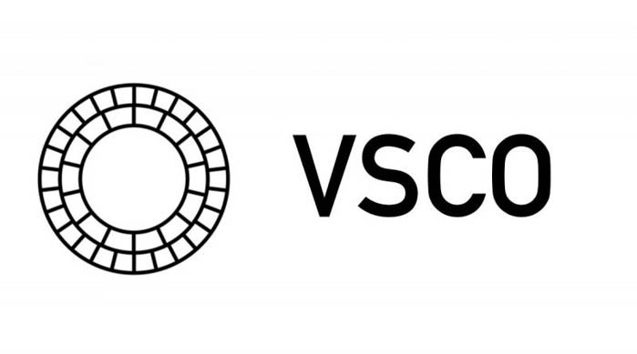 El logotipo de la aplicación de filtros de instagram de VSCO