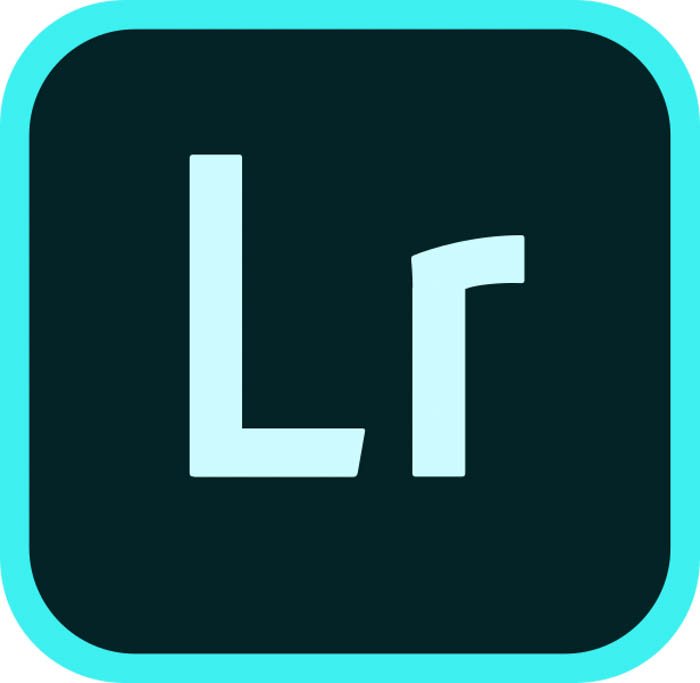Logotipo de adobe lightroom de la aplicación de filtro de Instagram
