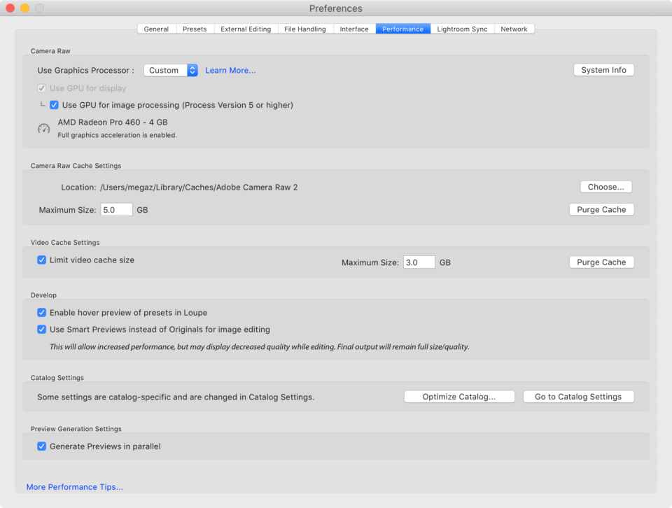 Lightroom-GPU-Aceleración-Preferencias