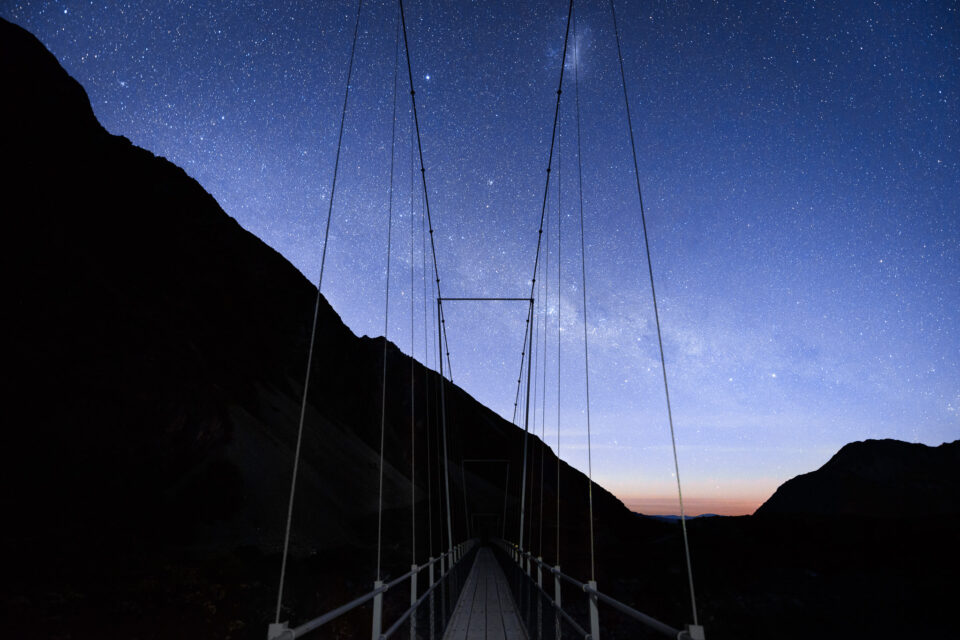 Foto de la Vía Láctea del sensor de fotograma completo