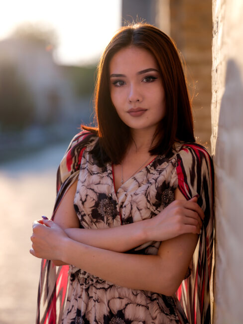 retrato modelo