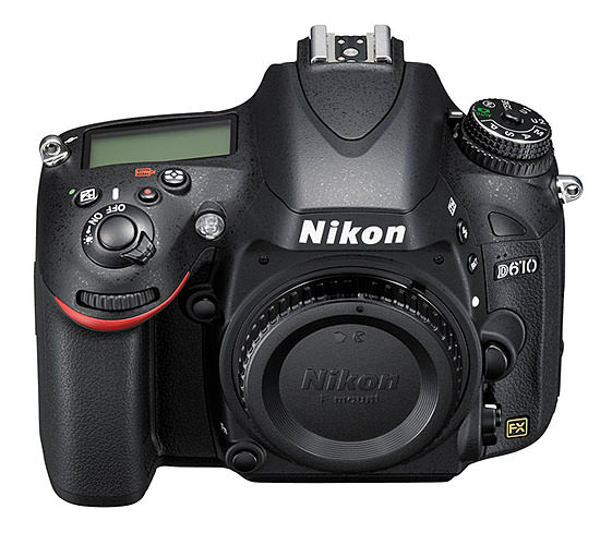 Nikon D610 Vista superior