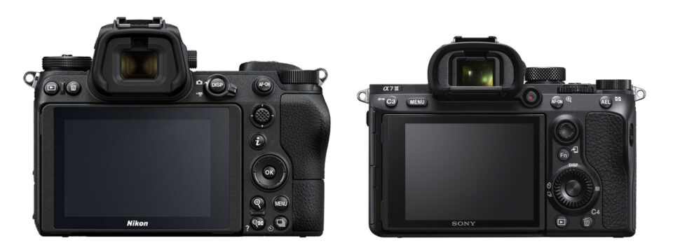 Controles de Nikon Z6 vs Sony A7 III