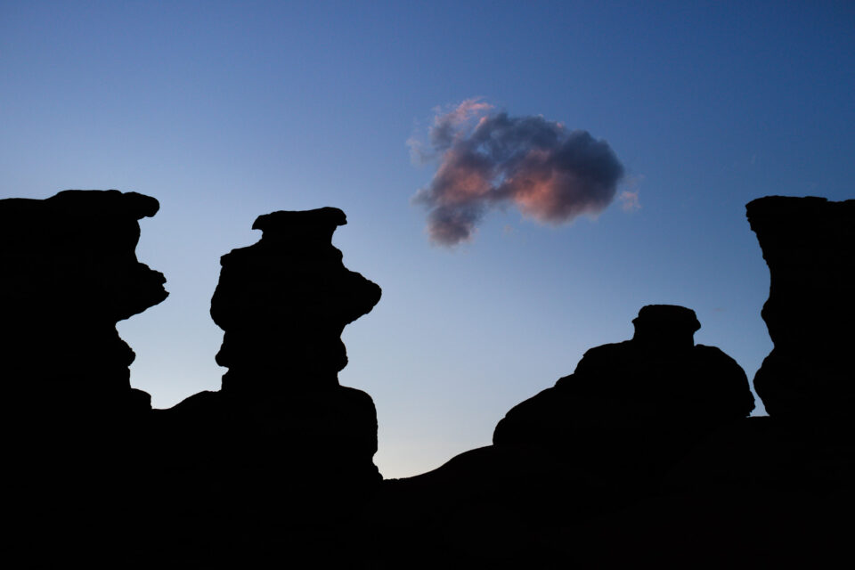 Foto de muestra después del atardecer