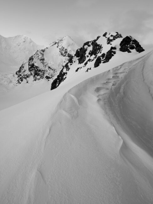 Paisaje de los Alpes del Sur