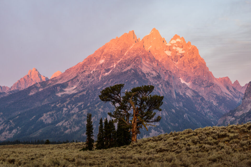 Teleobjetivo para fotografía de paisaje
