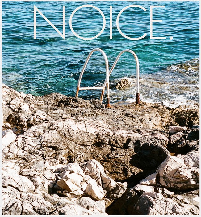 La portada de la revista Noice para presentaciones de fotos.