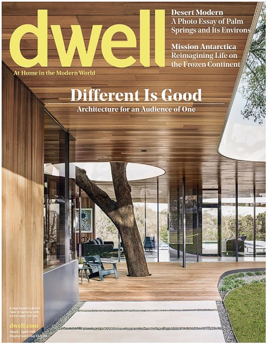 La portada de la revista Dwell