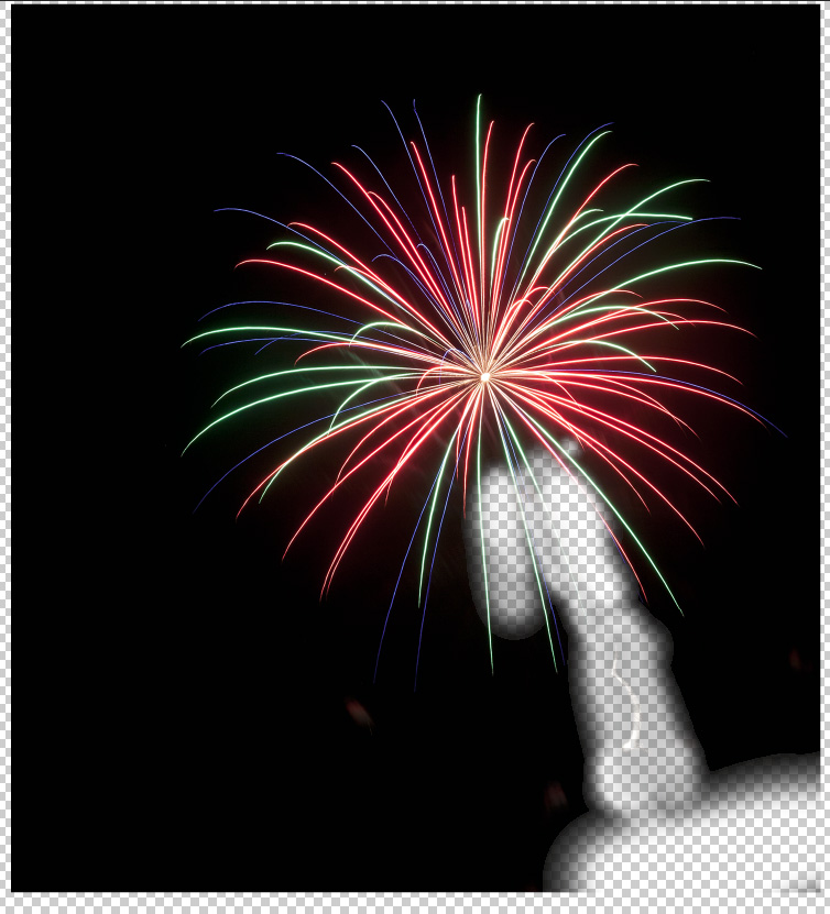 Limpiando la máscara de capa en Photoshop