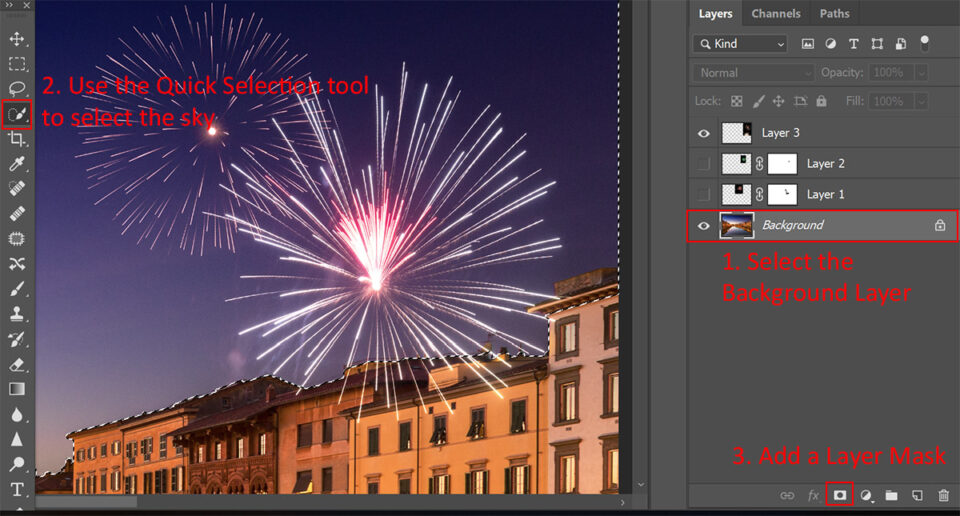 Herramienta de selección rápida de Photoshop
