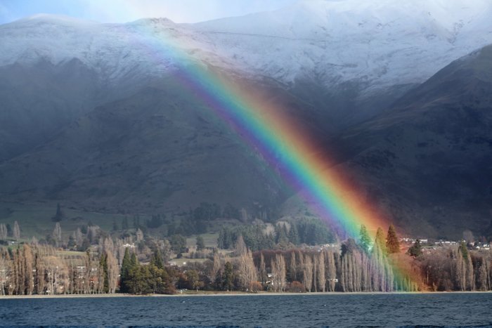 Foto de un arco iris sobre un hermoso paisaje costero: lista de verificación de fotografía de viajes